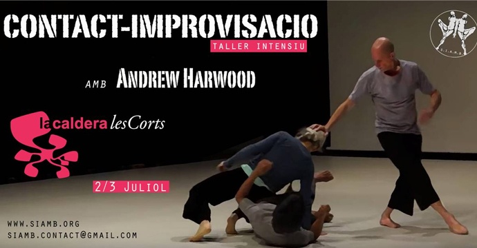 La Caldera acoge el seminario intensivo de contact improvisación con Andrew Harwood